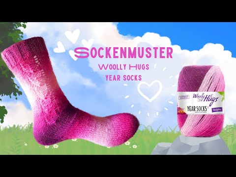 Sockenmuster aus Woolly Hugs Year Socks - 20% Rabatt auf alles bei Wolleprofi!