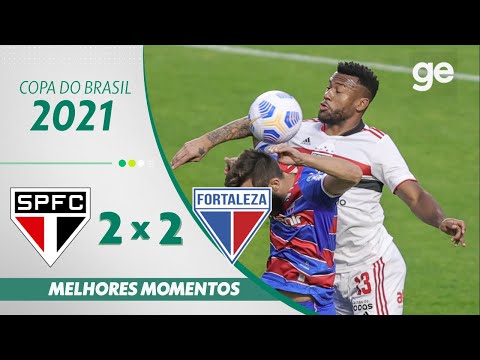 Gols e lances de São Paulo x Fortaleza