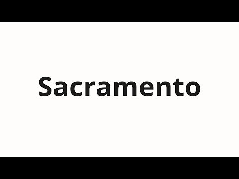 How to pronounce Sacramento