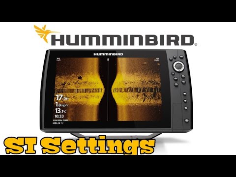 Best SI Settings - Humminbird Helix Clearest Side Imaging Picture