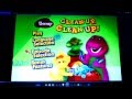 Barney CLEAN UP CLEAN UP