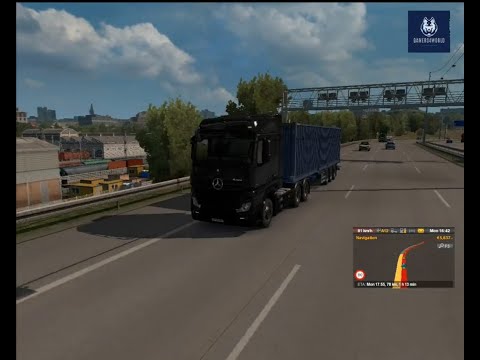 Mercedes-Benz Actros 2640 LS | Hamburg to Kiel | euro truck simulator 2
