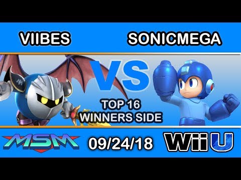 MSM 159 - Viibes(Metaknight) vs Sonicmega (Megaman) Top 16 Winners - Smash 4