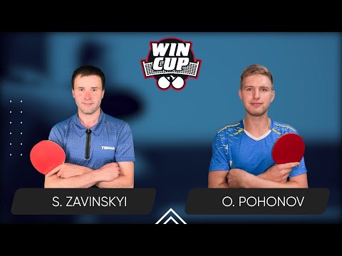 17:30 Serhii Zavinskyi - Oleksandr Pohonov West 3 WIN CUP 11.05.2024 | TABLE TENNIS WINCUP