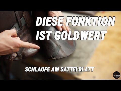 Diese Funktion ist Goldwert Schlaufe am Sattelblatt | Reitsport-Rheinmain