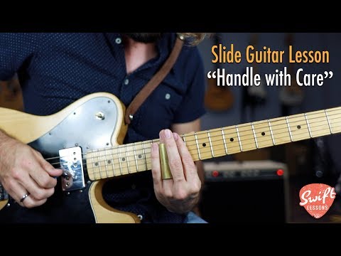 George Harrison Slide Guitar Lesson - Traveling Wilburys "Handle with Care" Solos