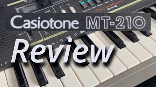 Video thumbnail for Casio MT-210 Review & Demo by Beattie