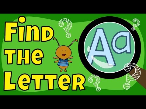 Letter Game | Find the Letter A | The Singing Walrus