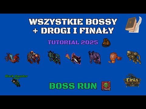 Pokazuję jak robię wszystkie opłacalne bossy + drogi (Tibia 2025)