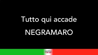 NEGRAMARO - TUTTO QUI ACCADE - KARAOKE - KARAOKE ITALIA TUBE - TESTO