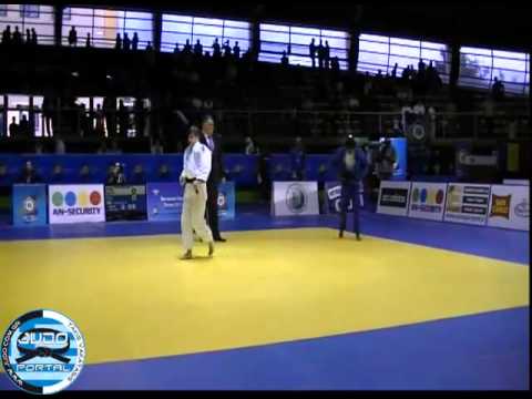 European Judo Open Women Rome 2013 Final -63kg TRSTENJAK Tina (SLO) - GWEND Edwige (ITA)