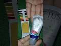 Lotus Night Cream PH Test Sorts Phtesting Youtubeshorts