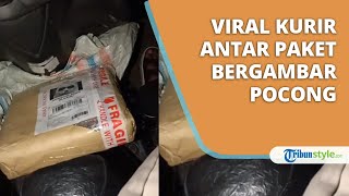 Viral Cerita Kurir Ekpedisi Antar Paket Bergambar Pocong di Malam Hari