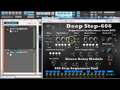 Deep Step-606 VSTi Mini Tutorial 1-SonicXTC