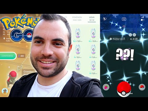 EGG OPENING GIGANTE e LUCKY FRIENDS CON SHINY CRANIDOS! - Pokémon GO