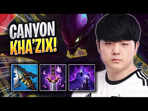 CANYON DESTROYING WITH KHA'ZIX! - DK Canyon Plays Kha'zix JUNGLE vs Lee Sin! | Season 2023