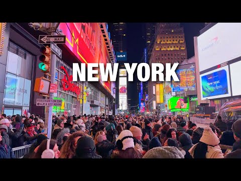 New York City LIVE FREEZING 🥶 Cold Manhattan on Friday (January 2, 2026)