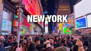 New York City LIVE FREEZING 🥶 Cold Manhattan on Friday (January 2, 2026)