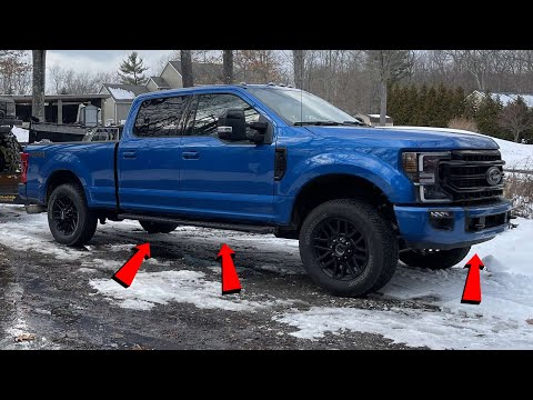 How to Lift Your Running Boards and Install a Tremor Valance on 2020-New Ford Super Duty