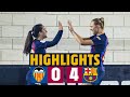 VALENCIA 0-4 BARÇA I Liga F ⚽