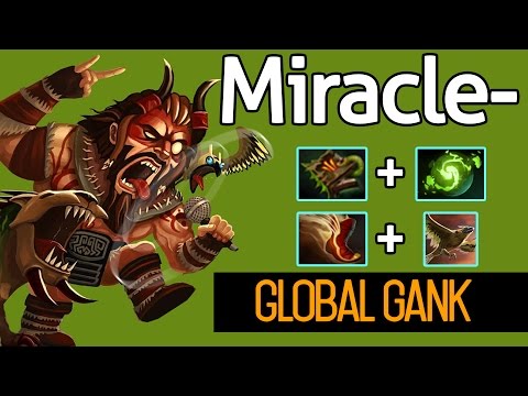 Miracle- Dota 2 - Patch 6.87 : Beastmaster - [Middle] Global Gank
