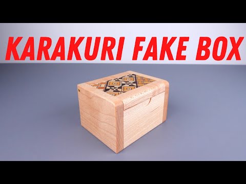 Karakuri Fake Box - Japanese Wooden Puzzle - Solution and Tutorial