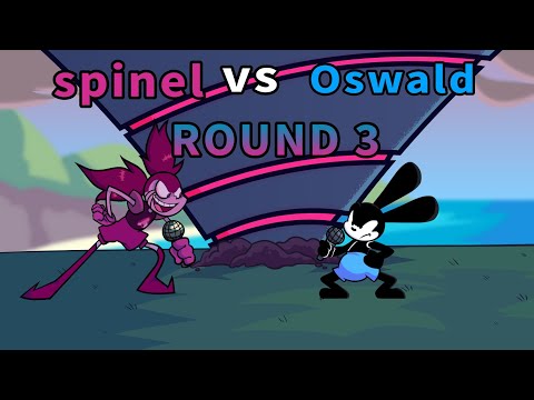 fnf spinel vs oswald ROUND 3 (Rabbits luck)