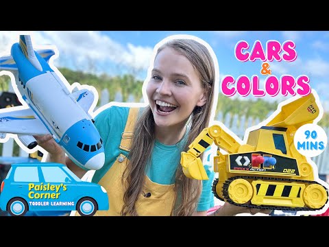 Toddler Learning Video - Learn Colors & Vehicles for Kids | Best Toy Learning Video for Toddlers