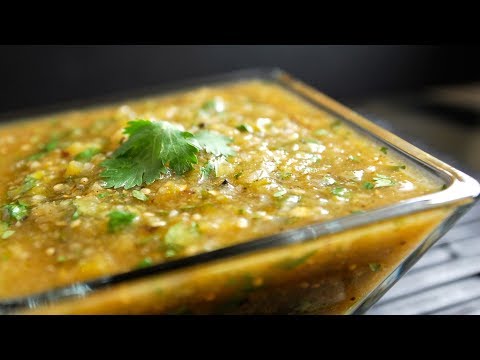 Roasted Tomatillo Salsa Verde Recipe