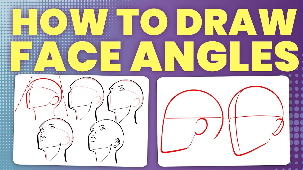 How to draw face angles
