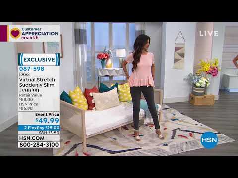 DG2 by Diane Gilman Virtual Stretch Suddenly Slim Jeggin...