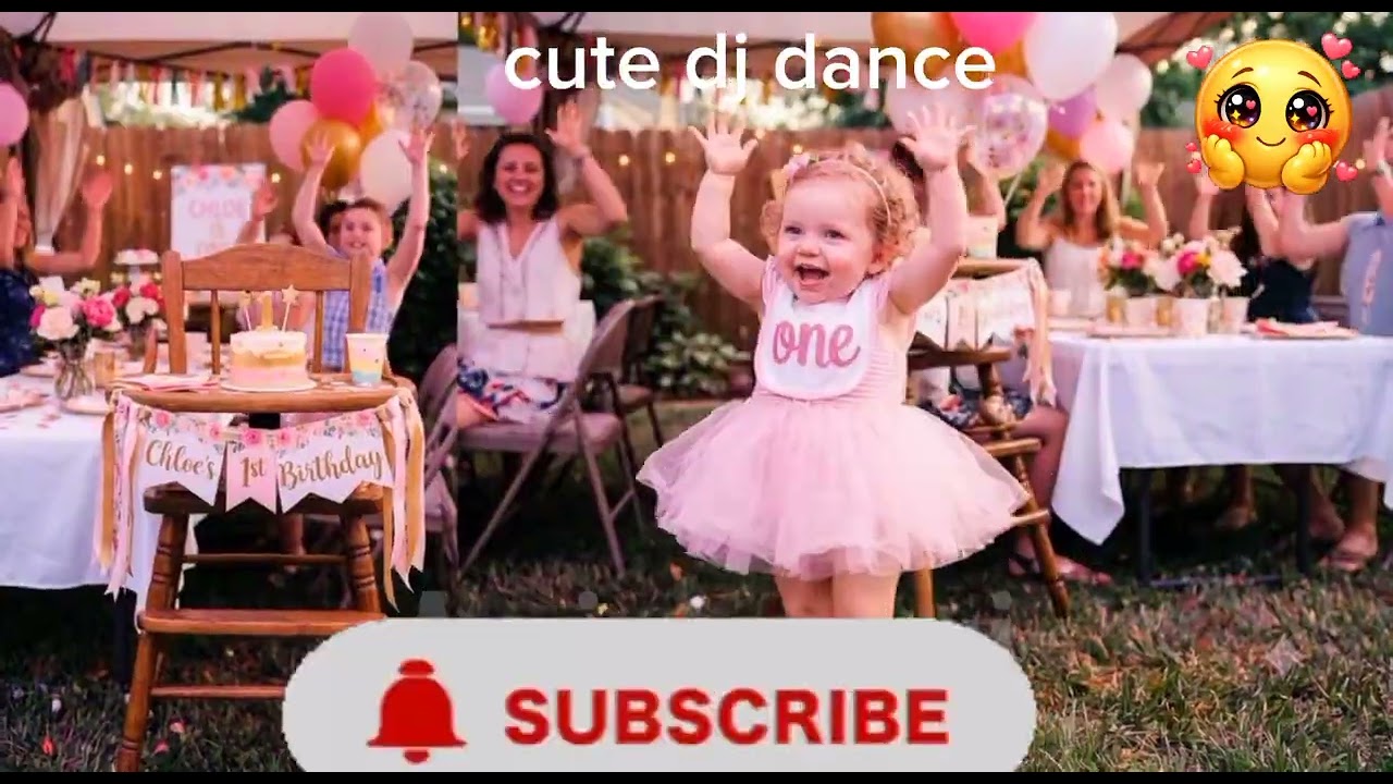 Cute Baby DJ Dance Party | 1st Birthday Dance Celebration 🎉👶✨💃