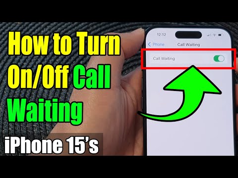 iPhone 15/15 Pro Max: How to Turn On/Off CALL WAITING