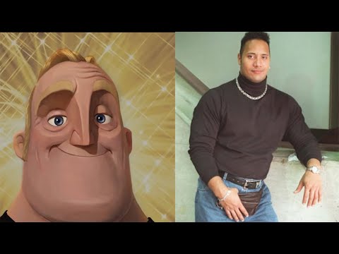 The Rock Evolution (Mr Incredible Becoming Canny)