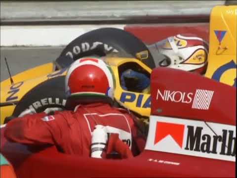 F1 Monaco 1989 - Funny crash Piquet De Cesaris