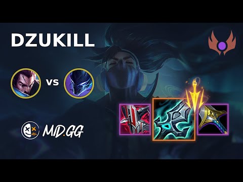 MID.GG: [ Dzukill ] Yasuo TOP vs Nocturne | EUW MASTER | LOL Season 2025