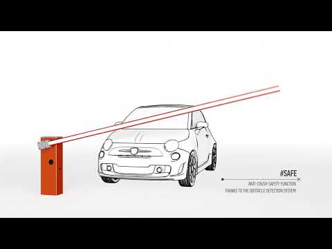 Nice Wide M 4 Metre Kollu Otopark Bariyer Seti videosu