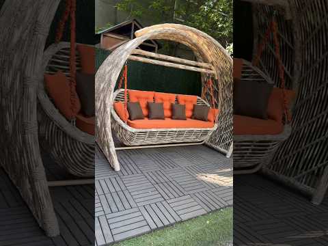 Шикарні Гойдалки для Вашого Ганку #качели #басейн #ротанг