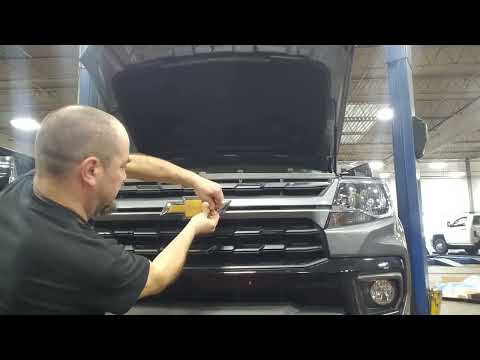 HOW I INSTALL THE BLACK CHEVROLET BOWTIE GRILL EMBLEM WITHOUT REMOVING THE GRILL