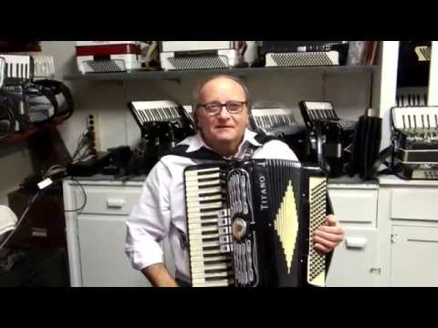 Aldis Titano 3 Reed 120 Bass Accordion