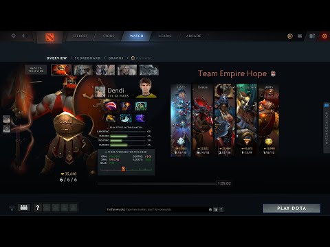 dota2mid Dendi MARS - B8 vs Empire Hope - ESL ONE 2020