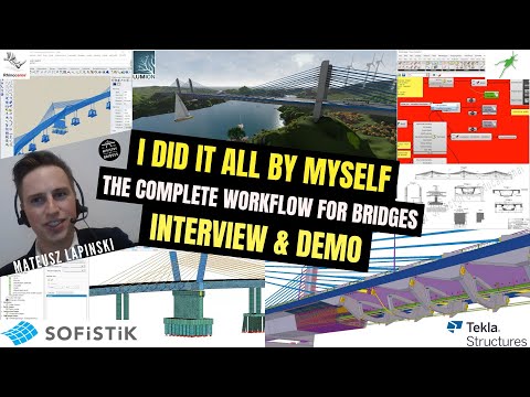 He Did It All by Himself - Sofistik/Rhino/Grasshopper/Tekla - Interview & Demo