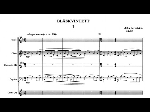 John Fernström: Wind Quintet, Op. 59 (1943)