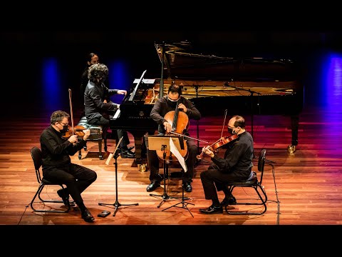 Emmanuele Baldini, violino; Horacio Schaefer, viola; Rafael Cesario, cello; Lucas Thomazinho, piano