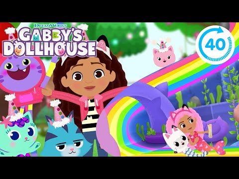 40 Minutes of Gabby's Favorite Adventures! 😻 Crafts, Mermaids, Parties and More! | GABBY'S DOLLHOUSE