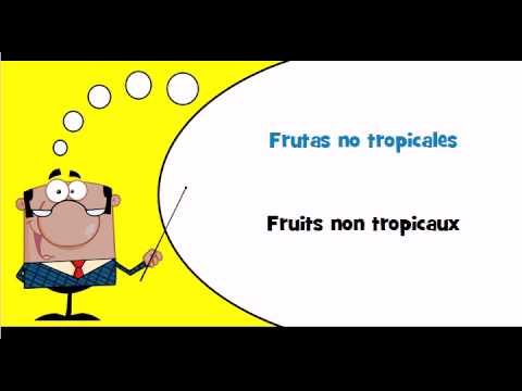 Vocabulaire espagnol #Thème = Frutas y frutos de cáscara