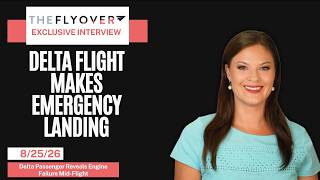 Delta Flight 182's Midair Malfunction Causes Emergency Landing - Exclusive Passenger Interview