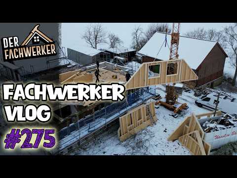 Fachwerker VLog #270 - Construction in the Snowstorm