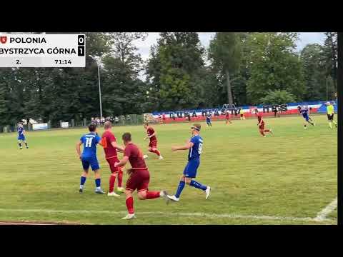 Skrót meczu 2 kolejki Ligi Okręgowej Seniorów: Polonia Bystrzyca Kłodzka - LKS Bystrzyca Górna 1:2