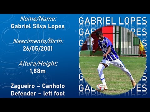 Zagueiro Gabriel Lopes